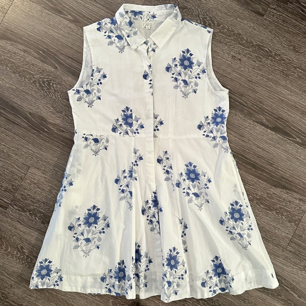 Livro Sleeveless Button Down Dress